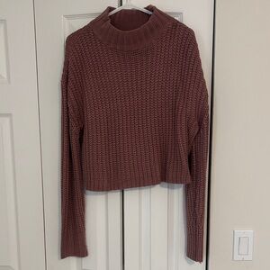 Fashion Nova Mauve Turtleneck Sweater